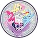 My Little Pony Mega Birthday Party Supplies Pack For 16 Guests With Prismatic Plates, Napkins, Tablecover, Candle, Swirl Decoration, Birthday Add An Age Banner, Table Decorating Kit, and Exclusive Pin