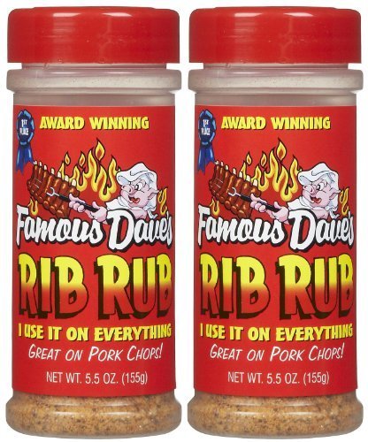 Famous Dave's Rib Rub, 5.5 oz, 2 pk by Famous Dave's