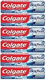 Colgate Max Fresh Shockwave Toothpaste with Cooling Beads, Mint - 6 ounce (6 pack)