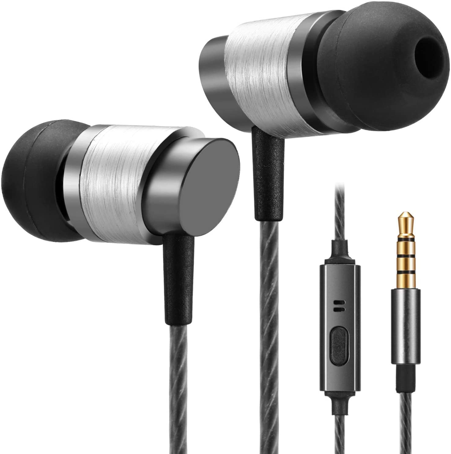Betron KRTE90 Earphones, In Ear Headphones Earphones With Mic,High Definition, Pure Sound for iPhone, iPad, Smartphone, MP3 Players etc