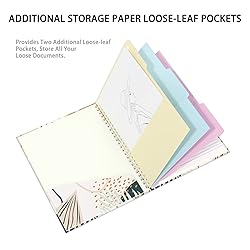 Rimilak Spiral Clipboard Folio with Refillable