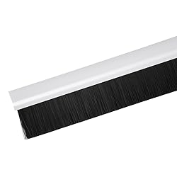 uxcell Self-Adhesive Door Bottom Sweep White