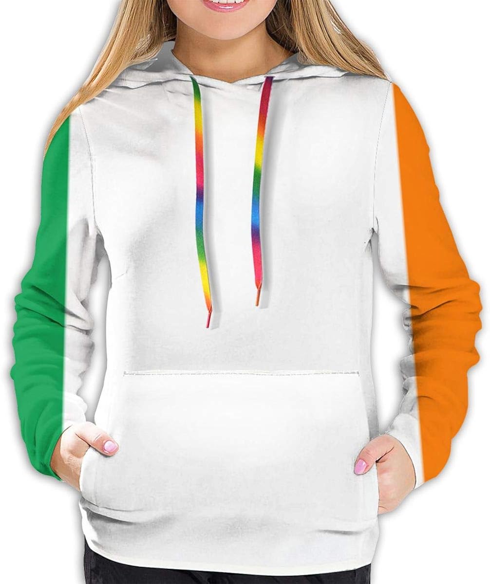 Tberj92P Fashion Ireland Flag Women Hoodie 3D Graphic