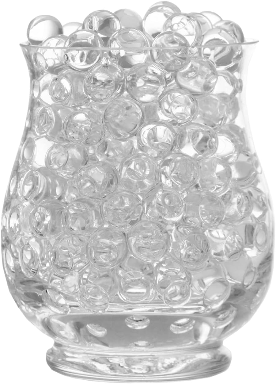 Vase Fillers - PMLAND 20000+ Pieces Vase Filler Water Beads Growing Crystal Gel for Home Decoration Wedding Centerpiece Floral Plants Helper and More - Clear