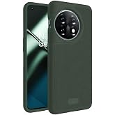 TUDIA DualShield Grip Designed for OnePlus 11 Case 5G (2023), [MergeGrip] Dual Layer Shockproof Slim Military Grade Non-Slip Tough Heavy Duty Protective Phone Case Cover - Pine Green