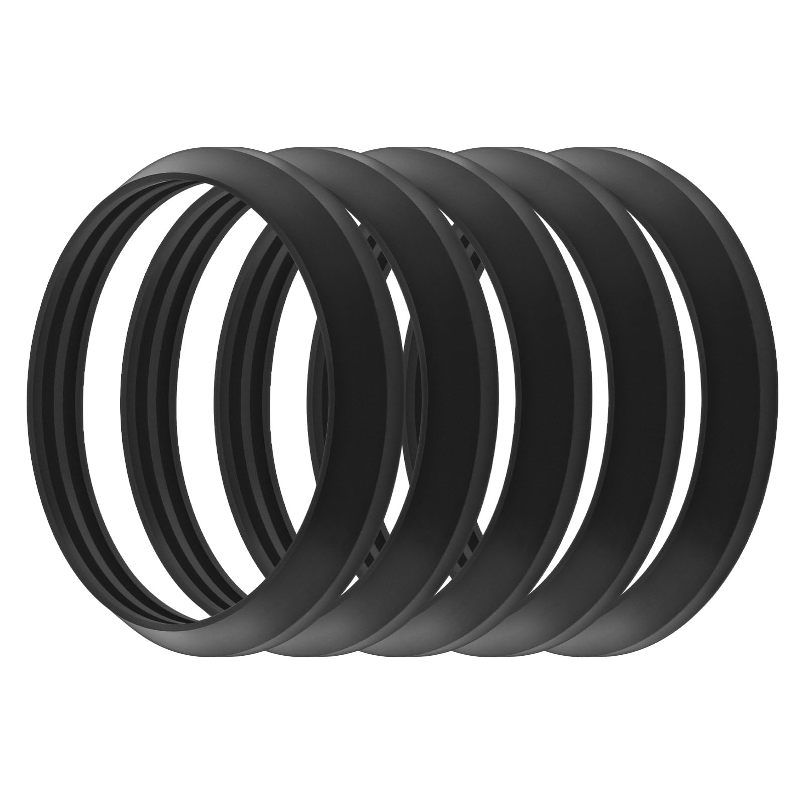 eMagTech 5PCS Tapered Waste Trap Washer Repair Compression Seal Rubber Outlet Washers for 1 1/2" Sealing Joints & Pipes Kitchen Flush Pipes Garden and Outdoor Water Pipes