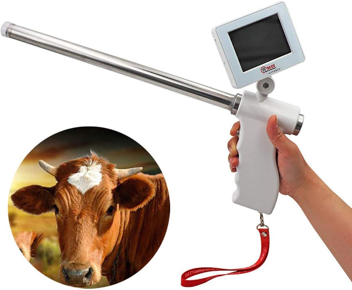 EBDS Visual Pistola de inseminación Veterinario Instrumento con Monitor de 3,5 Pulgadas EBDS Visual Pistola de inseminación Veterinario Instrumento con Monitor de 3,5 Pulgadas