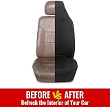 AUTOYOUTH Car Seat Covers Front Seat Protectors Universal Black view 6