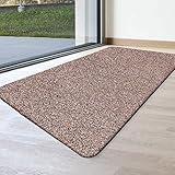 Indoor Doormat Super Absorbs Mud Mat 47"x 28" Latex Backing Non Slip Door Mat for Front Door Inside Floor Dirt Trapper Mats Cotton Entrance Rug Shoes Scraper Machine Washable Rug Carpet Large