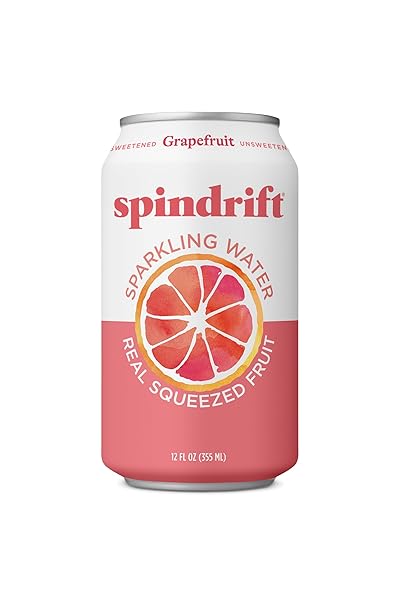 SPINDRIFT SPARKLING WATER, GRAPEFRUIT, 12 FL OZ