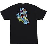 SANTA CRUZ Men's S/S T-Shirt Roskopp Screaming Five Skate T-Shirt