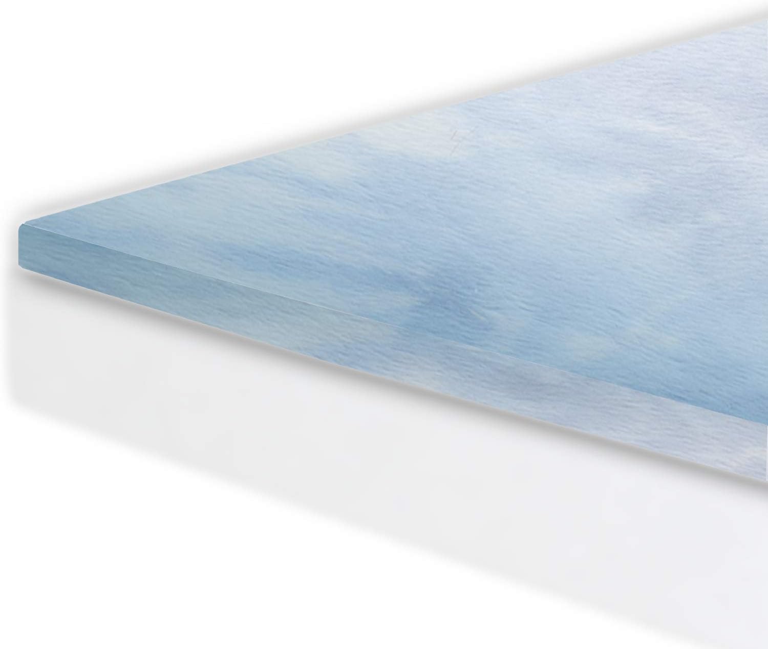 Gel Memory Foam Mattress Topper California King Size Pad - Made in The USA - 2 Inch Cal King Mattress Topper for Extra Padding - Medium Soft Gel Infused Toppers - 3 Year Warranty