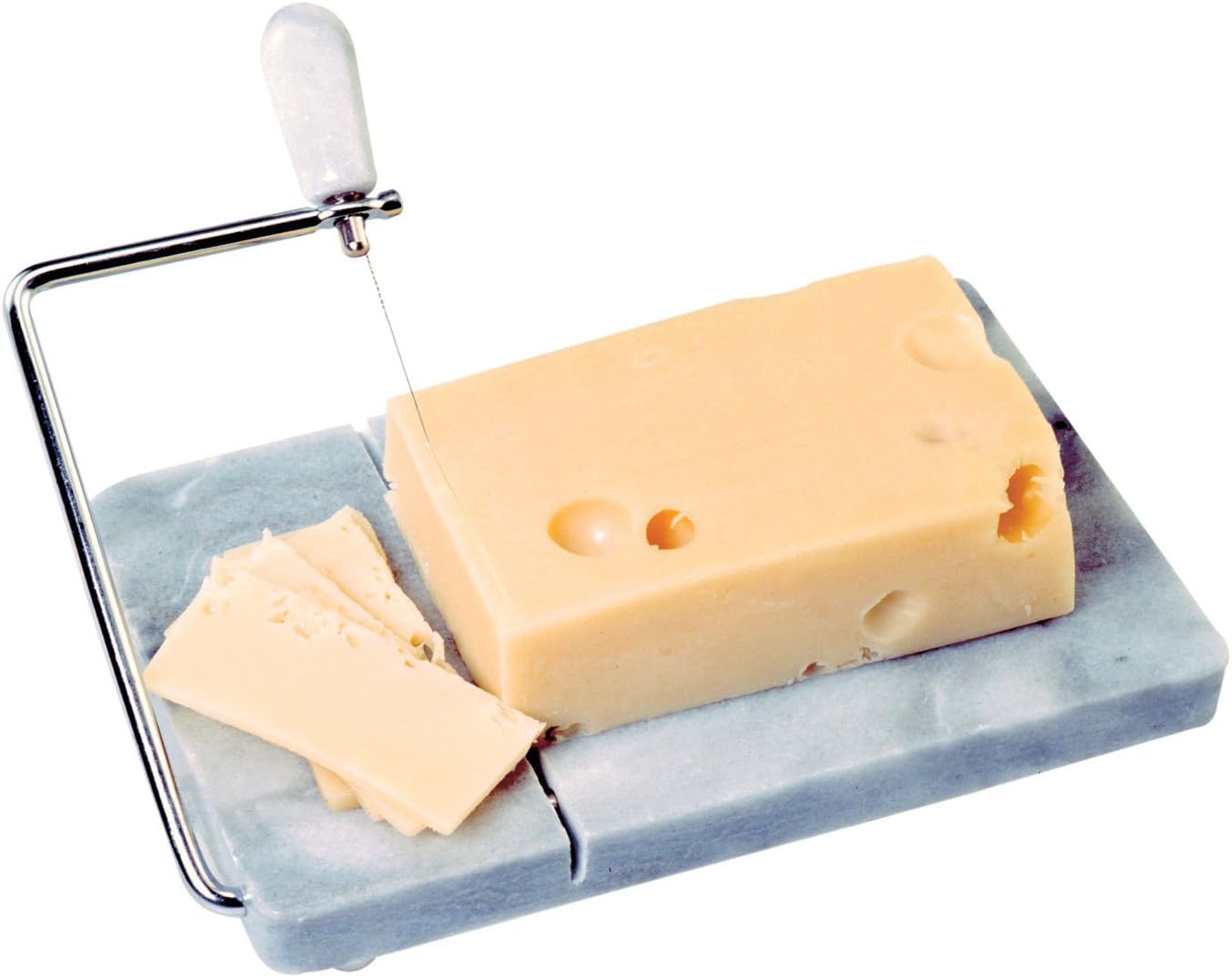 Marble Board with Cheese Slicer and Extra Wires
