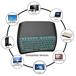 Mini Wireless Keyboard,D8 Mini Keyboard with
