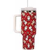 FAIRYSAN 40 oz Tumbler with Handle and Straw,Father's Day Cups,Gifts for Father's Day,Keeps Cold for 34 Hours(A7)