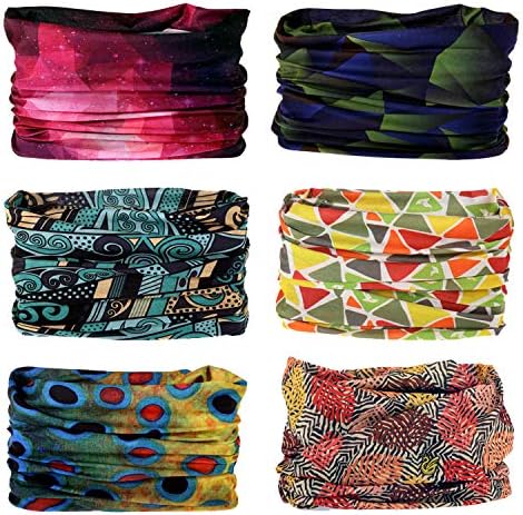 LOTUYACY Outdoor Wide Headband,Elastic Seamless Scarf UV Resistence Sport Headwear for Men&Women,Workout,Yoga,Multi Function,Constructed with High Performance Moisture Wicking Microfiber
