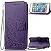 7 Plus Case,Phone Cases 7 Plus, iPhone 7 Plus Cases, 7 Plus Wallet Case, Kasedd Premium PU Leather Wallet Case with [Kickstand] Card Holder and ID Slot for iPhone 7 Plus,Purple
