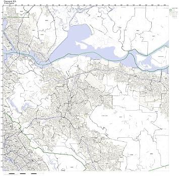 Amazon.com: Concord, CA ZIP Code Map Laminated: Home & Kitchen