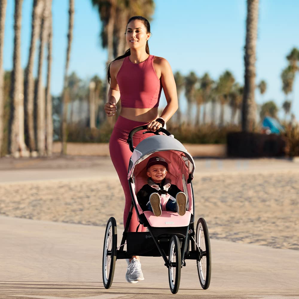 CYBEX ZENO 4-in-1 Multisport Trailer, Compact Fold, Smooth Ride Suspension and Air Filled Tires, Baby Trailer for 6 Months+