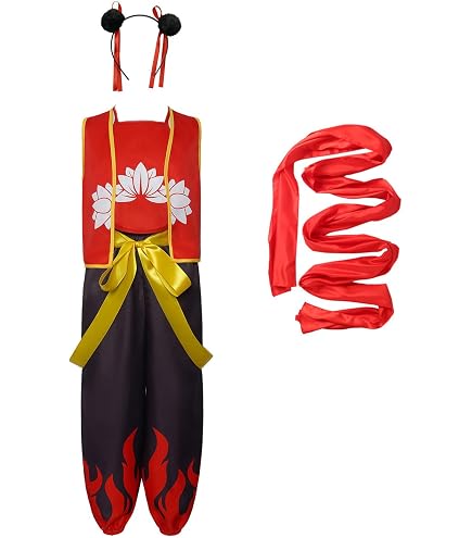 Amazon.com: Gegexli Anime Ne Zha 2 Cosplay Costumes Nezha Cosplay