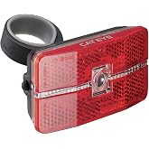 CATEYE Reflex Auto Safety Light | 180 Degree Visibility Built-in Reflector, IPX4 Waterproof, Long AAA Battery Life, Fits Road, Hybrid &amp; Commuter Bikes