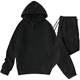 Women's Fall 2 Piece Lounge Sets Hoodie Sweatsuit Sets Oversized Sweatshirt Baggy Fall Comfy Sweatpants Outfits
