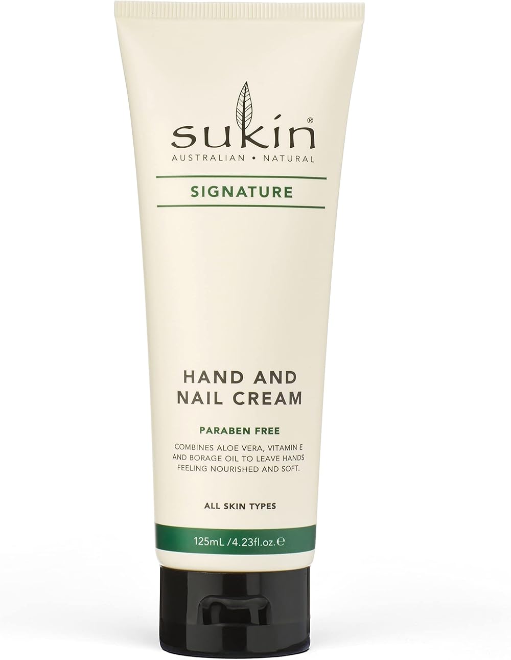 Sukin Hand and Nail Cream 100ml Hydrating Moisturiser with Aloe Vera Vitamin E