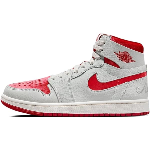 靴 Nike Air Jordan 1 High Zoom CMFT 2 The Air Jordan 1 High Zoom CMFT 2 Bordeaux Neutral Grey
