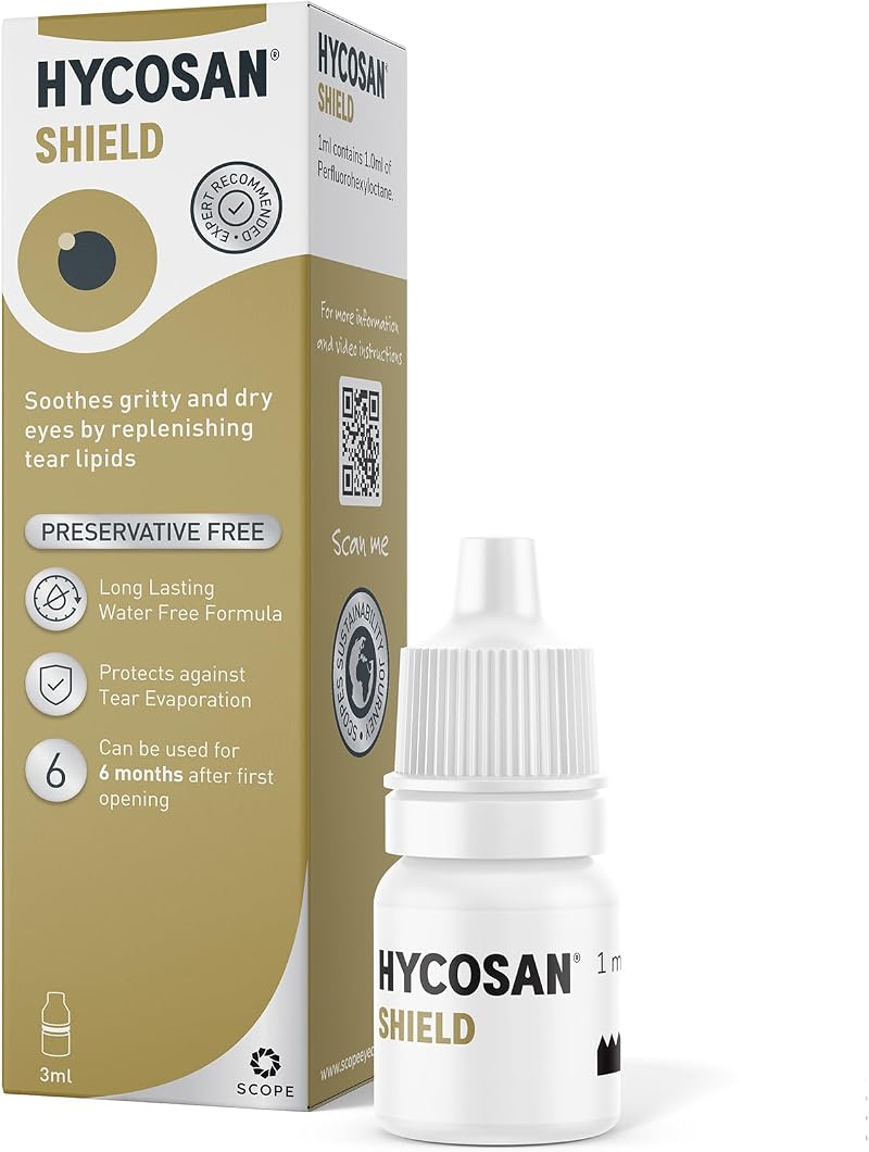 Hycosan Shield Eye Drops Preservative Free 3ml 280 Applications