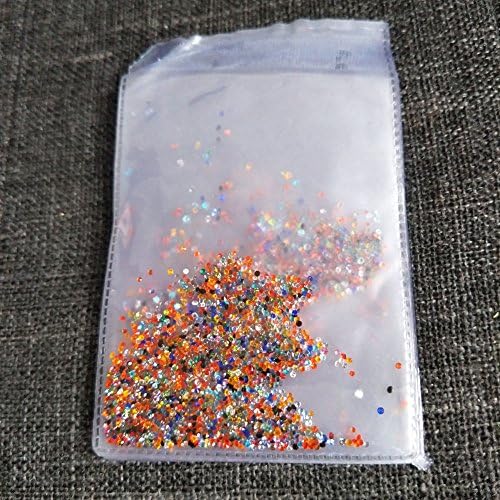 Super Deal 5X1440pcs 1.3mm Micro Nail Rhinestones for Nail Art Decorations Colorful Nail Crystals Accessoires Loose Beads 3D Glass Gems Stones Mix Dark