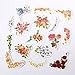 Molshine 270pcs flower decals for Personalize Laptops, Skateboards, Luggage, Cars, Bumpers, Bikes, Bicycles