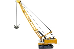 1:87 Ho Scale Tower Cable Crane All-Alloy Tower Cable Excavator Simulated Train Railway Model Scene Decoration Trains Accesso