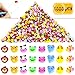 Pralb 1000PCS Miniature Assorted Animals Collection Pencil Top Erasers, Adorable Animal Designs Won't Smudge Or Tear Paper,Eraser Caps Style Great For Homework Rewards, Party Favors, And Art Supplies.