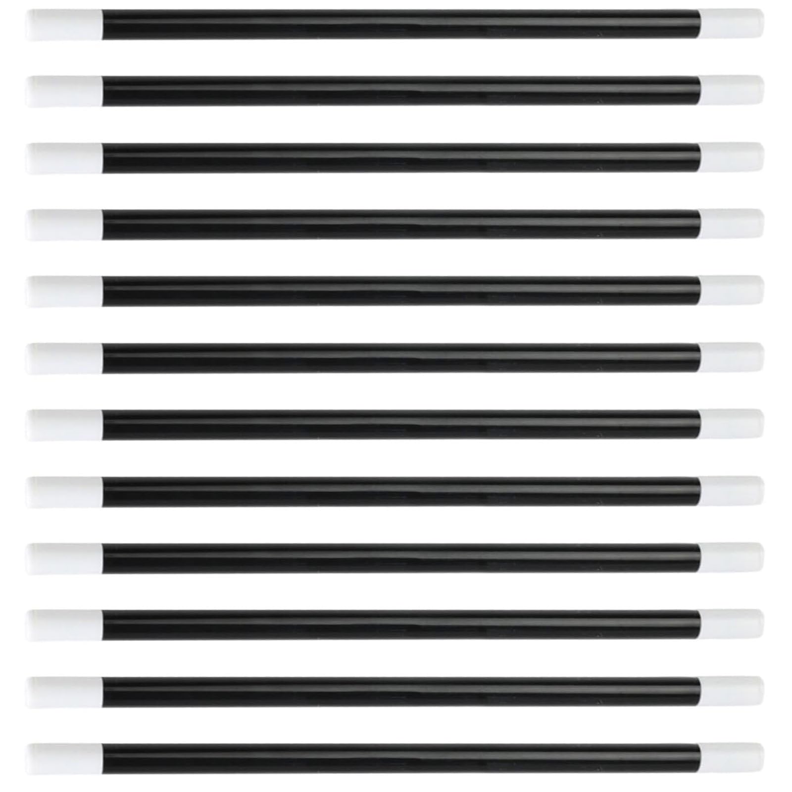 Generic12 Pieces Magic Stick, Magic Wands for Kids, Black and White Magician Wand for Wizard, Witch, Magician Costume, Party Bag Filler, Party Favors, Halloween and Birthday Games Kit, Fancy Dress