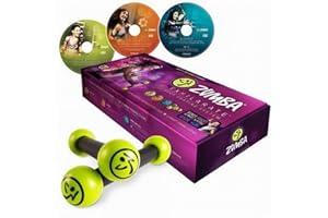 Zumba Fitness Exhilarate Body Shaping System DVD Set + Toning Sticks