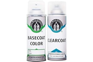 ERA Paints (UH Tuxedo Black Metallic Compatible/Replacement for FORD F150 2010-2015 Exact Match Touch Up Spray Paint and Clearcoat