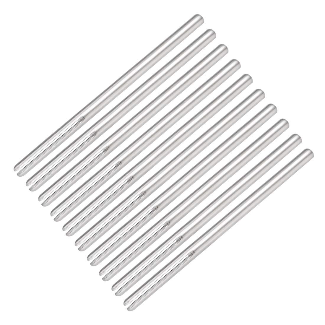 sourcing map 2.35mm Shank Straight Mandrel Sandpaper Holder for Abrasive Sanding Disc 10 Pcs