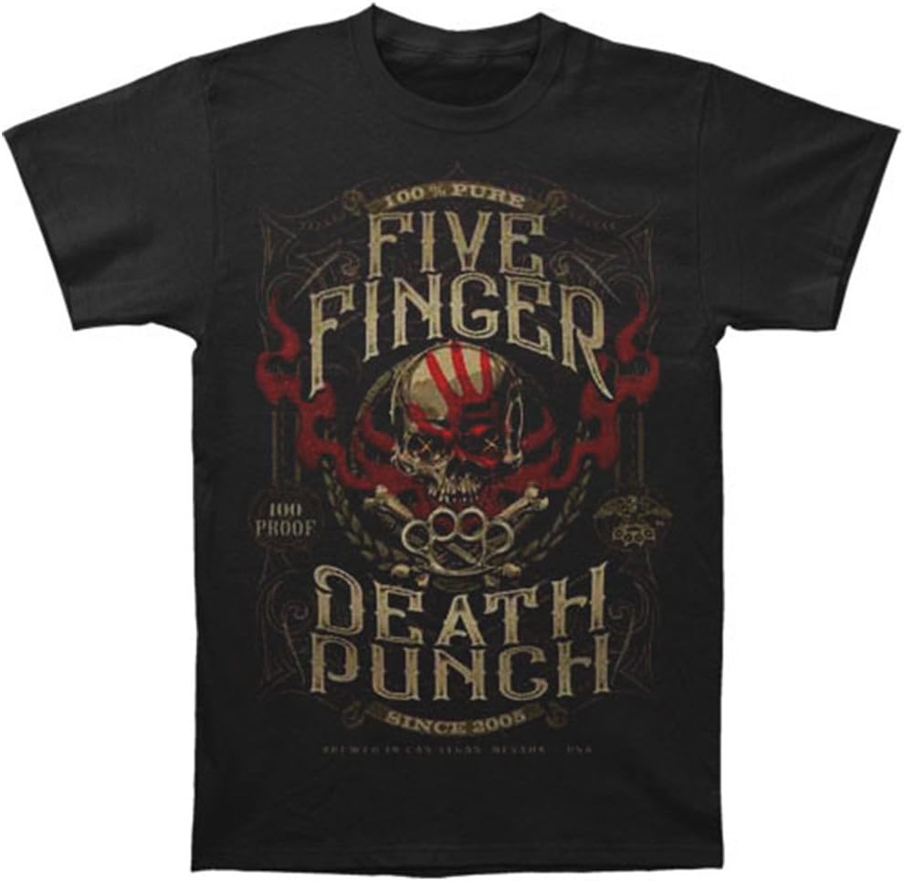 Five Finger Death Punch Men's 100 Proof T-Shirt
