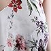 May&Maya Women's Low V-Neck and Low V-Back Maxi Dress (XL, Flower Print)