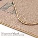 Kitchen Rugs,LEEVAN 2 PCS Vintage Microfiber Non-Skid/Slip Rubber Back Washable Doormat Floormat Area Rug Carpet (17