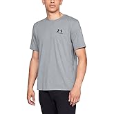 Under Armour Men's UA Sportstyle Left Chest Short Sleeve Shirt XLT Gray