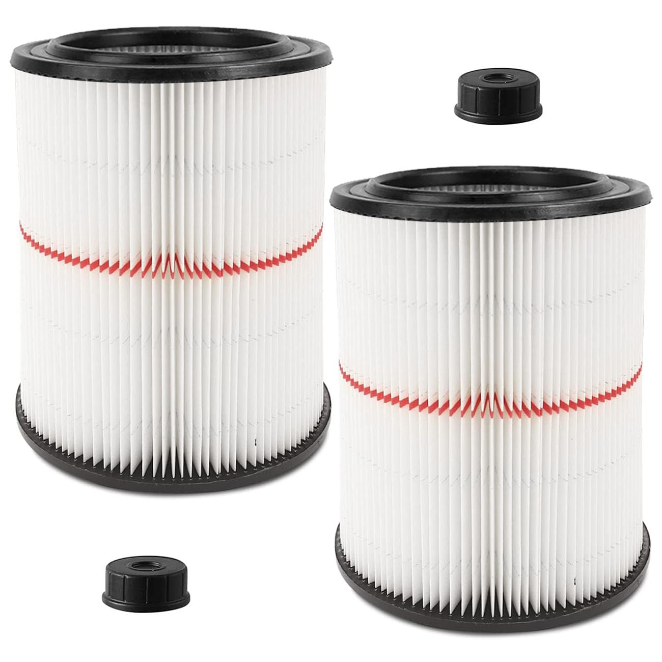 Photo 1 of 17816 Filter for Craftsman Shop Vac Air Filter, Replacement for Craftsman Wet Dry Vac Filter for Craftsman 9-17816 Vacuum Filter 5 6 8 12 16 Gallon and Larger Vacuum Cleaner 2 Pack