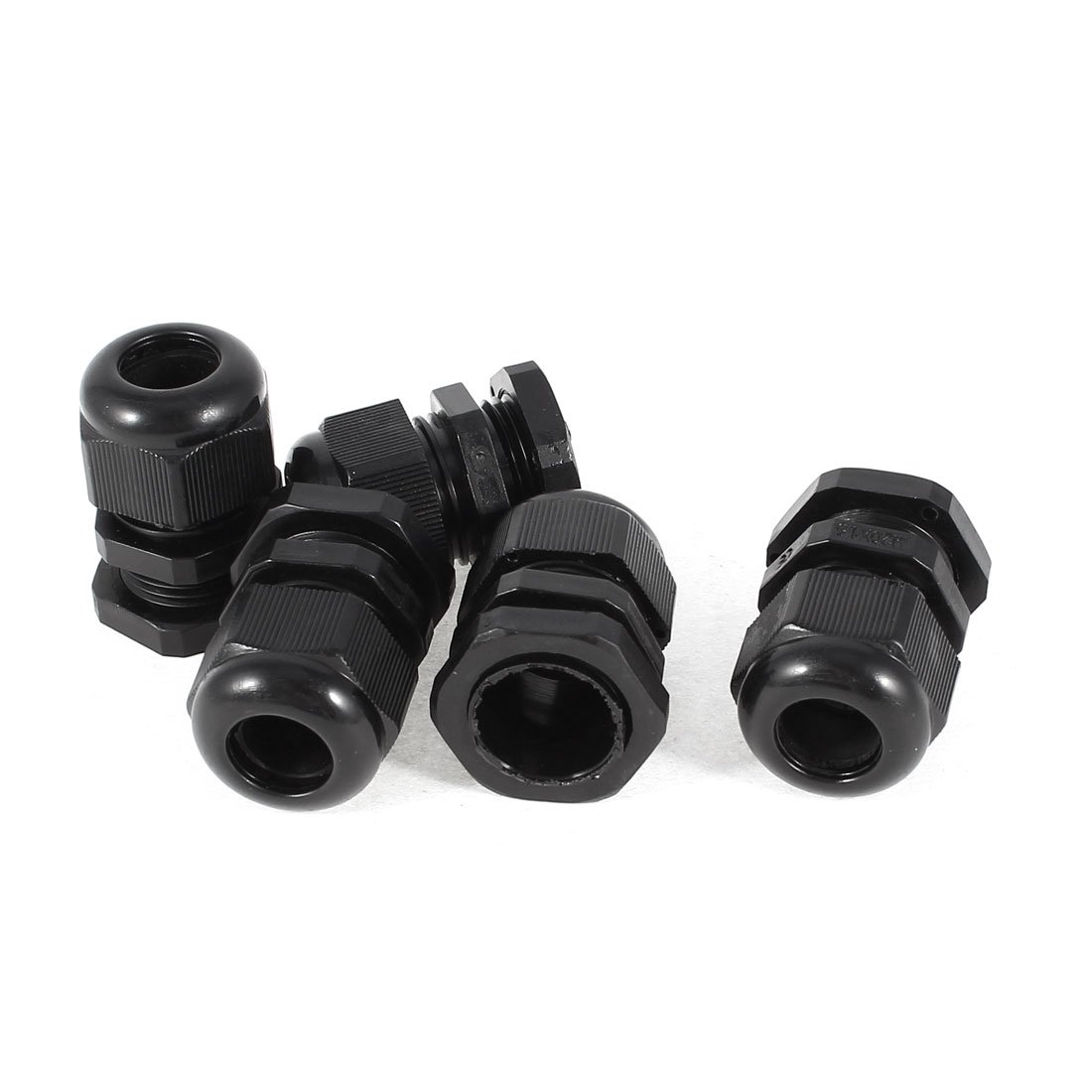 sourcing map 5 Pcs M20x1.5 Waterproof Connector 6-12mm Cable Locknut Stuffing Gland