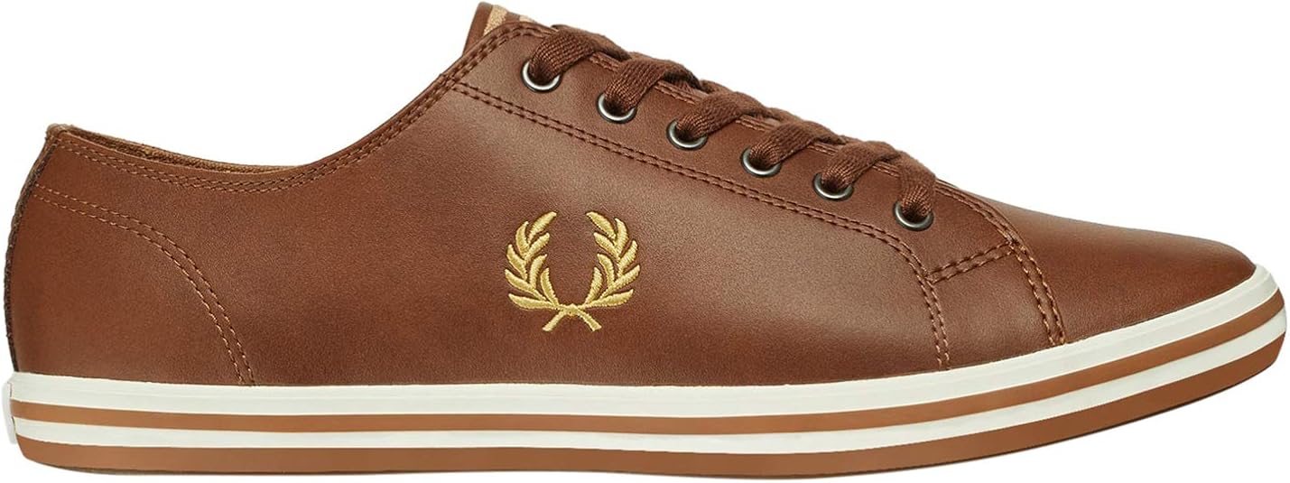 fred perry kingston leather tan
