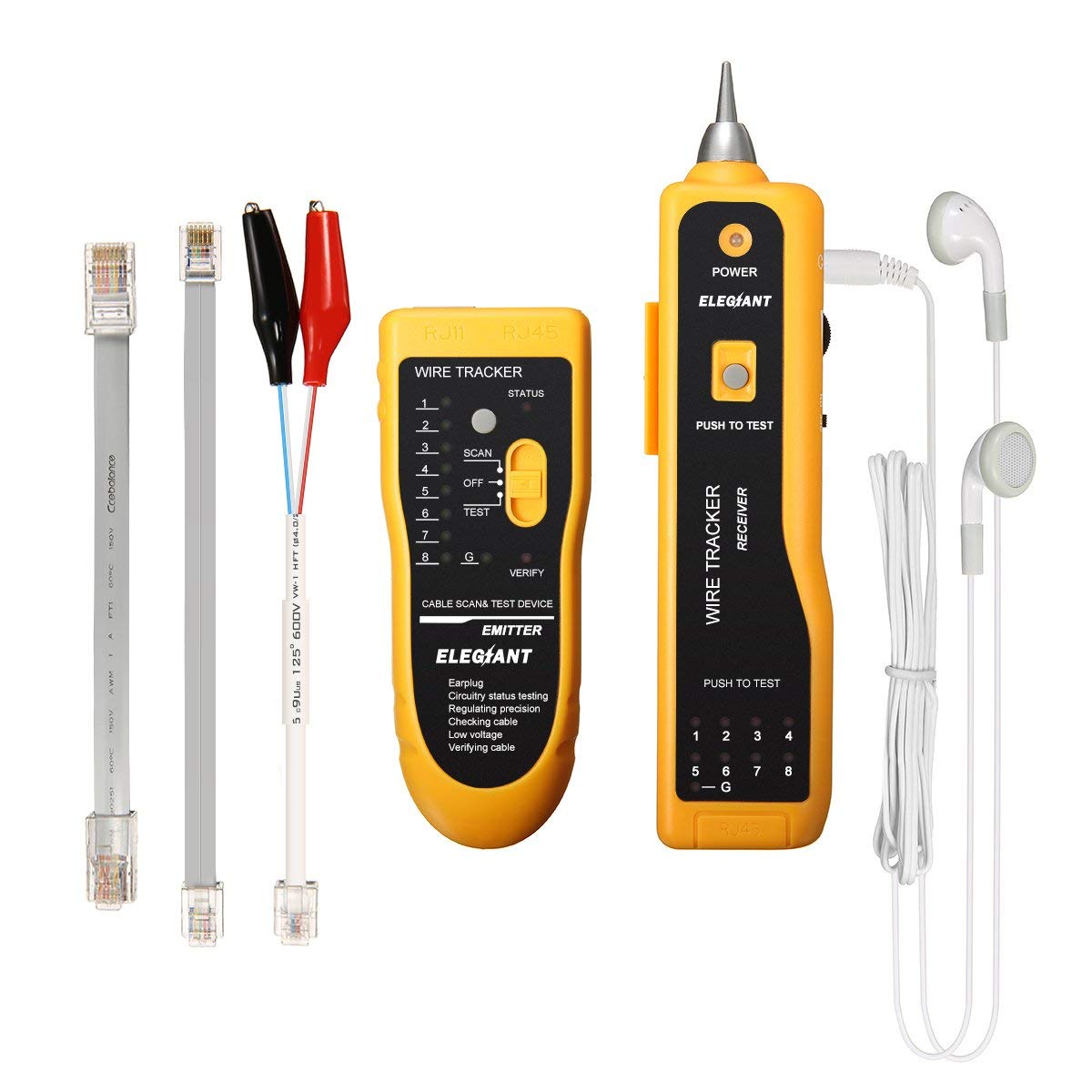 Buy ELEGIANT LAN Network Cable Tester Detector Line Finder