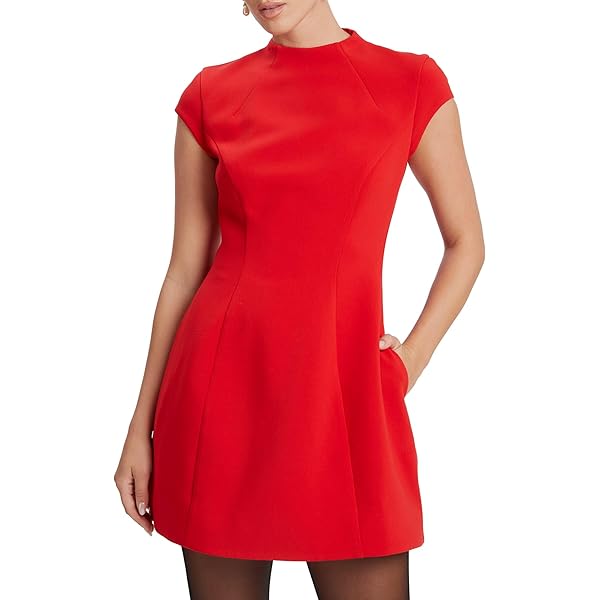 open lace back dress BARDOT Nadene Hourglass Mini Dress for Women