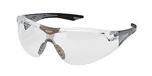 Elvex WELSG18CAFSLBLK Avion, One Size, Clear Anti/Fog Lens/Slim Fit Black Temple