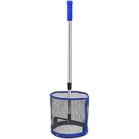 Pingpong Ball Retriever - Table Tennis Ball Pick Up Hopper, Adjustable Height Net Bag Pingpong Ball Picker Hold up About 120 