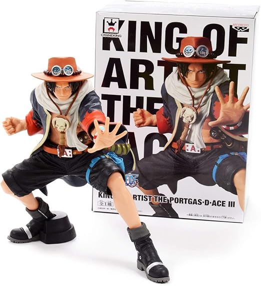 Banpresto One Piece King Of Artist The Portgas D Ace Iii Ace Action Figure Toys Games Amazon Com