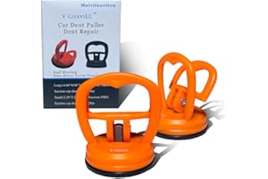 V CISXVILC Dent Puller,Car Dent Puller,Powerful Car Dent Removal Kit,Dent Remover Tool,Suction Cup For Car Dent Repair ,PC Phone Screen Remover Tool,Glass, Tiles ,Mirror Lifting and Objects Moving Tool 2Pcs